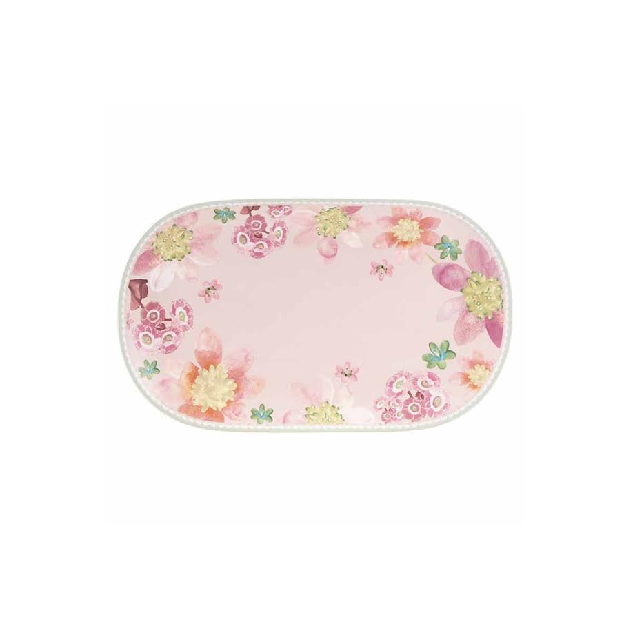 Maxwell & Williams Primula Oval Platter Pink