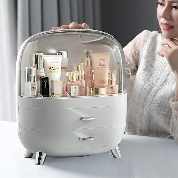 Antalya Makeup Organizer Grey