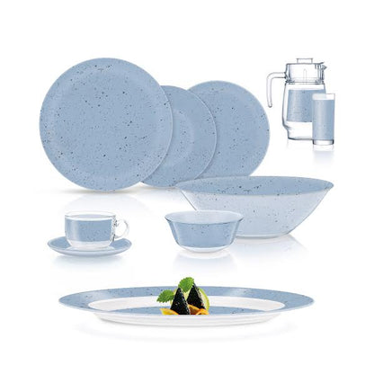 Luminarc Simply Ingmar 46 Piece Dinner Set Blue