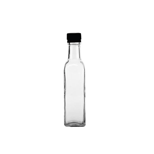 Consol 250ml Oil & Vinegar Bottle with Lid Clear