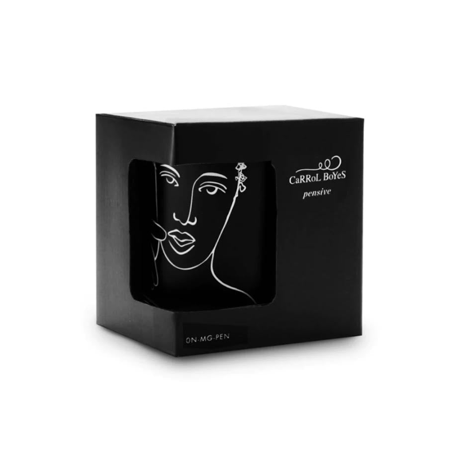 Carrol Boyes 375ml Pensive Mug Black