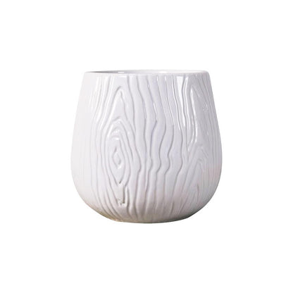 Ciroa Woodgrain Storage Med White