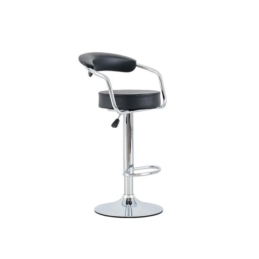 Exotic Designs Round Barstool Black