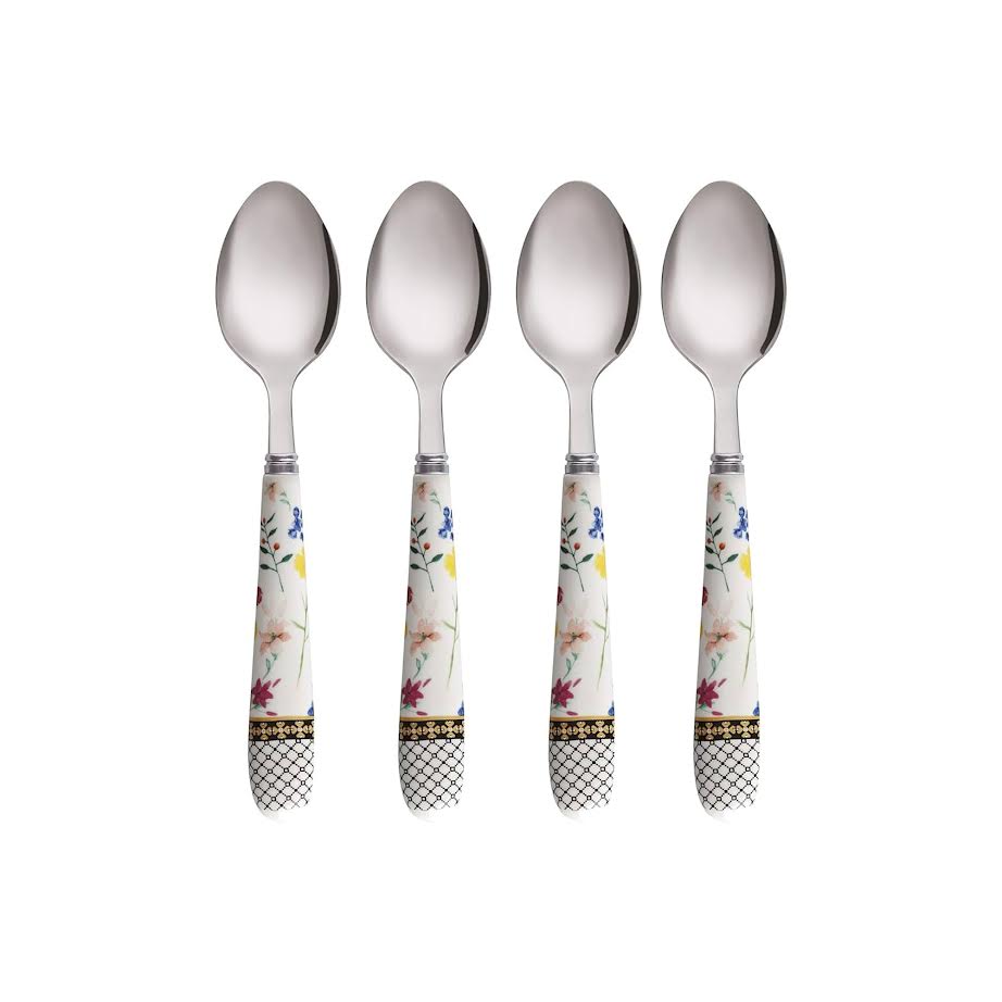 Maxwell & Williams 4 Piece Teas & Cs Teaspoons White