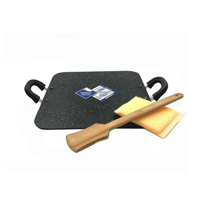 Fig 30cm Square Tawa Black
