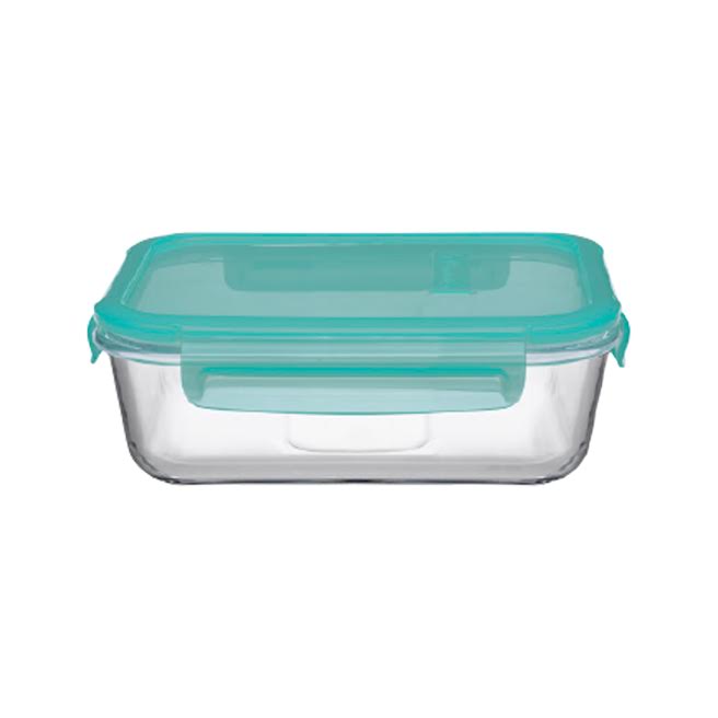 Pasabahce Snowbox 640ml Cliplock Storage Bowl Green