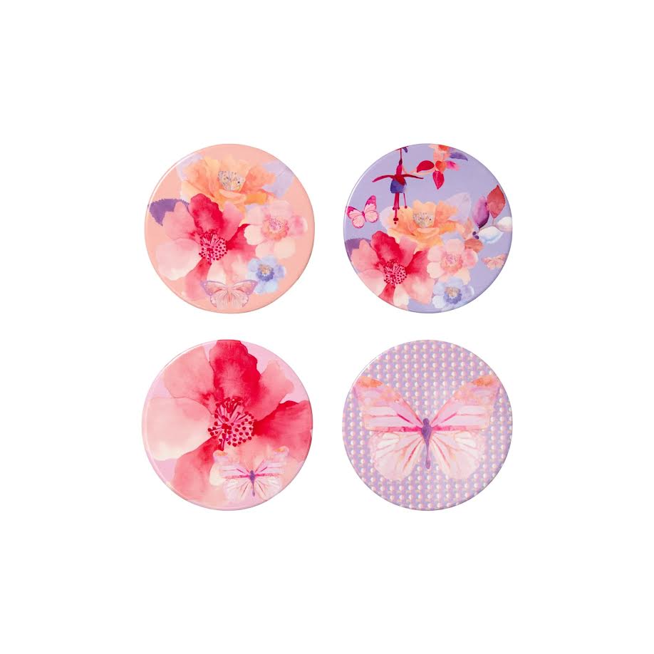 Maxwell & Williams 10cm 4 Piece Camilla Coaster Assorted