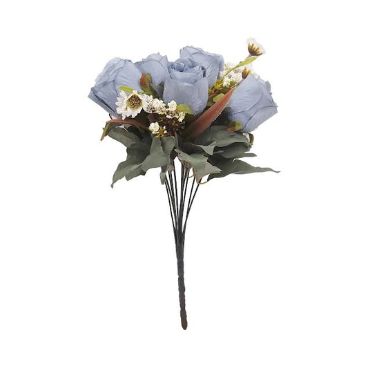 Urban Decor Artificial Flower Bouquet Blue