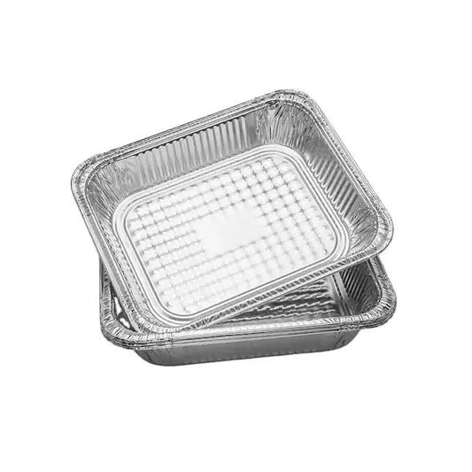 Inpulse Homeware 5 Pack 3.5Lt Aluminum Foil Food Container Set Silver
