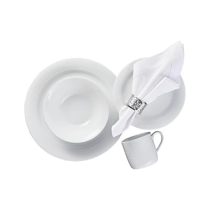 Noritake 16 Piece Arctic White Dinner Set White