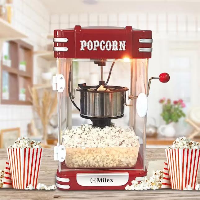 Milex Retro Popcorn Maker Red