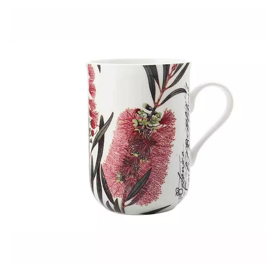 Maxwell & Williams 300ml Botanic Bottlebrush Mug White