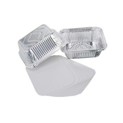 Inpulse Homeware 10 Pack 450ml Aluminium Foil Food Container Silver