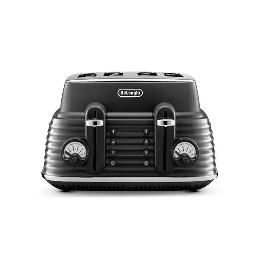 Delonghi Scultura 4 Slice Toaster Black