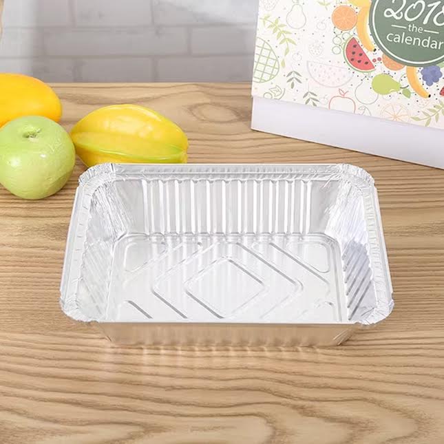 Inpulse Homeware 10 Pack Aluminium Foil Food Container Silver