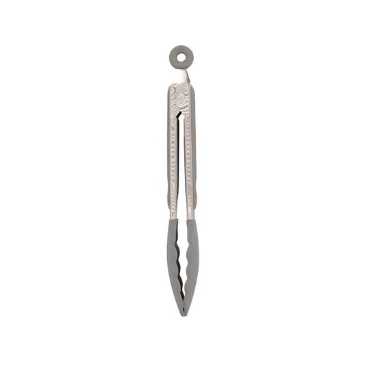 Regent Stainless Steel Tong with Silicone Tips Grey & Silver
