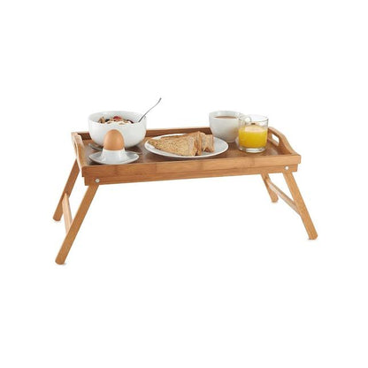 Regent Bamboo Bed Tray with Foldable Legs Brown