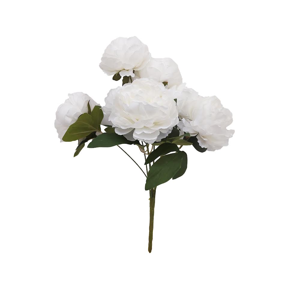 Urban Decor Artificial Flower Bouquet White