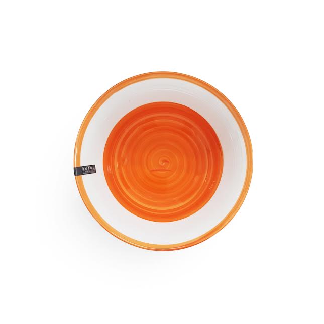 Kitchen Life 21cm Cereal Bowl Orange
