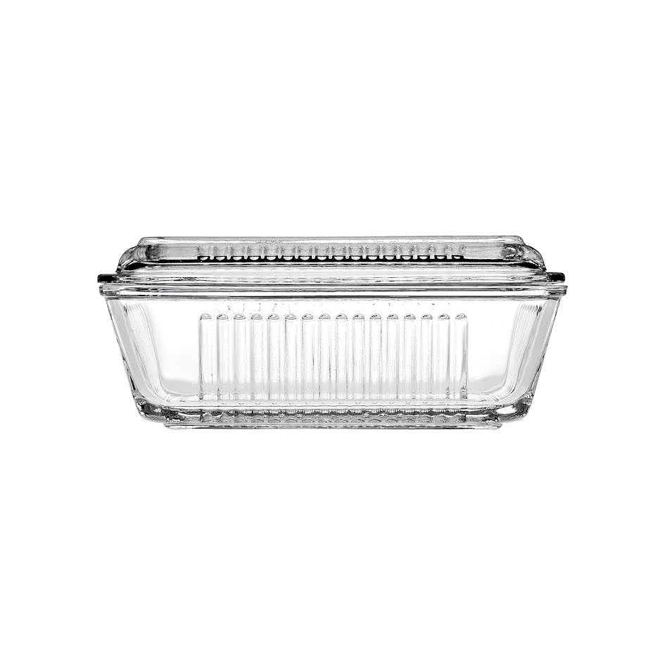 Pasabahce Frigo Butter Dish Clear