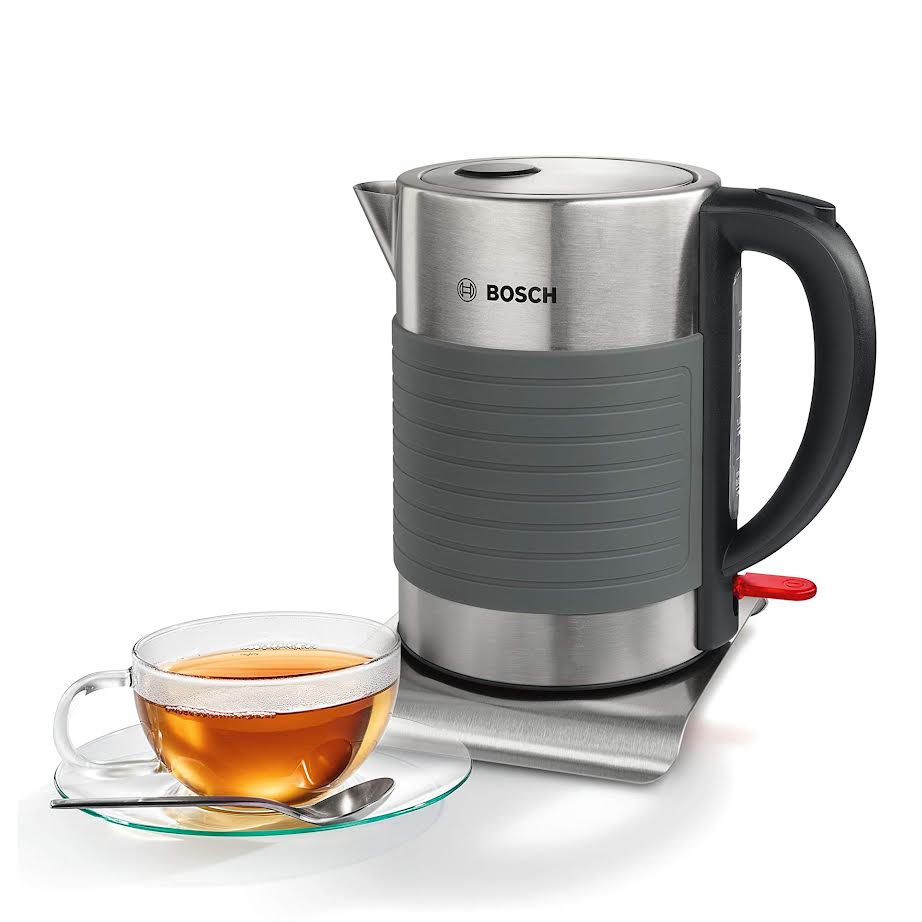 Bosch 1.7Lt Wireless Kettle Stainless Steel & Grey