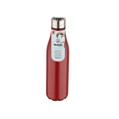 Kitchen Life 500ml Stainless Steel Vacuum Cola Bottle Red