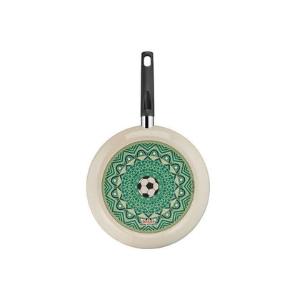 Tefal 28cm Football Edition Frying Pan Cream