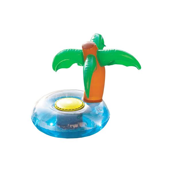Polaroid Palm Tree Bluetooth Speaker & Floatie Multicoloured