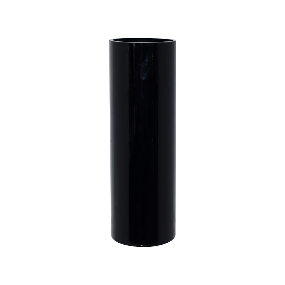 Urban Decor 30 x 10cm Cylinder Vase Black