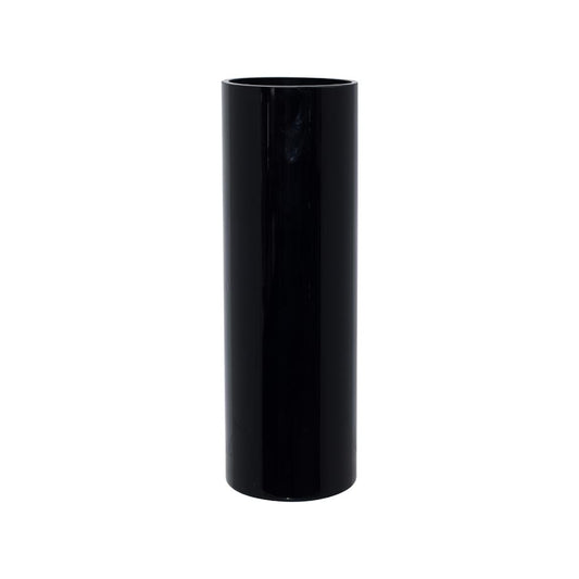 Urban Decor 30 x 10cm Cylinder Vase Black