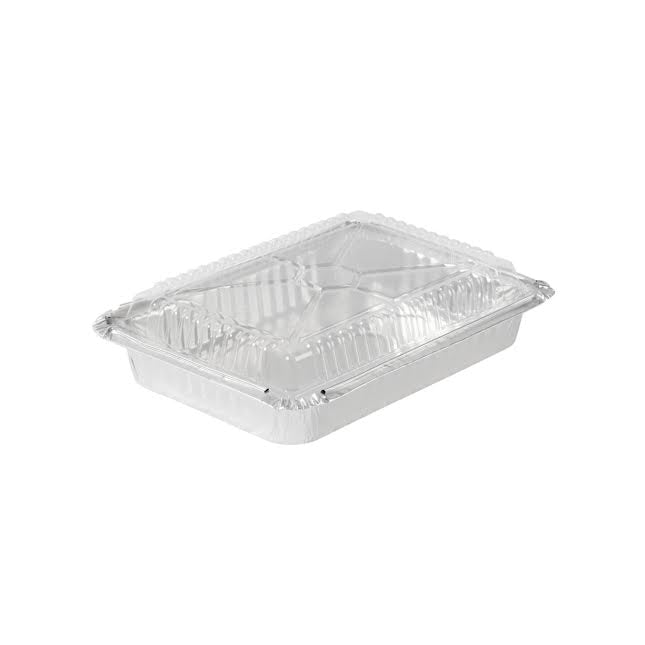 Inpulse Homeware 5 Pack 4.9Lt Aluminium Foil Food Container Silver