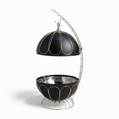 8Lt Chafing Dish Black & Silver