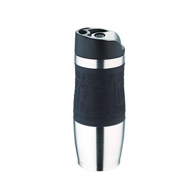 Kitchen Life 400ml Vacuum Travel Mug Black