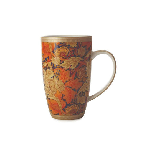 Maxwell & Williams 420ml William Morris Acanthus Coupe Mug Orange