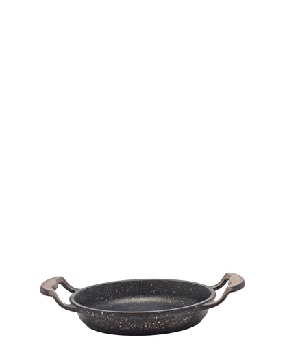 OMS Non Stick 18cm Granite Egg Pan - Black