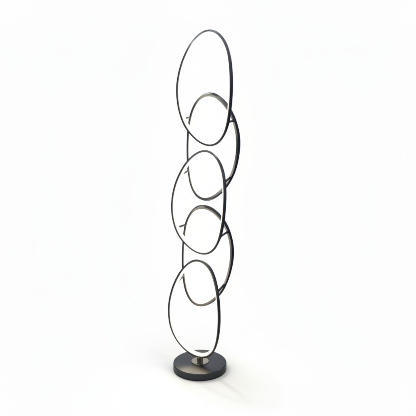 Chain Design LED Floor Lamp Black