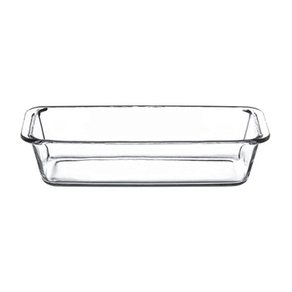 Borcam 30 x 12cm Glass Loaf Dish Clear