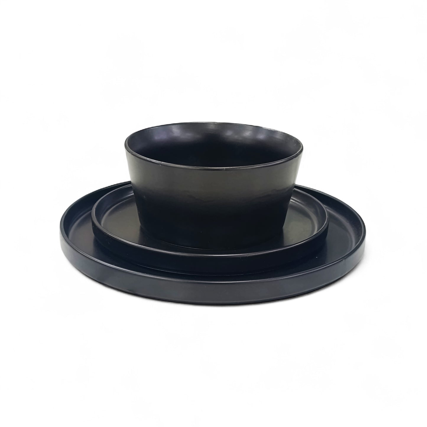 Kitchen Life 18 Piece Dinner Set Black
