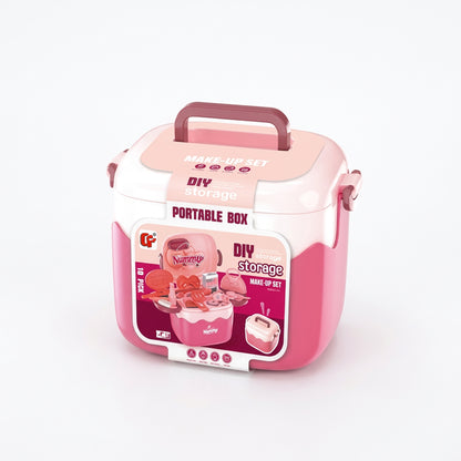 19 Piece 2-in-1 DIY Make-Up Play Set Pink