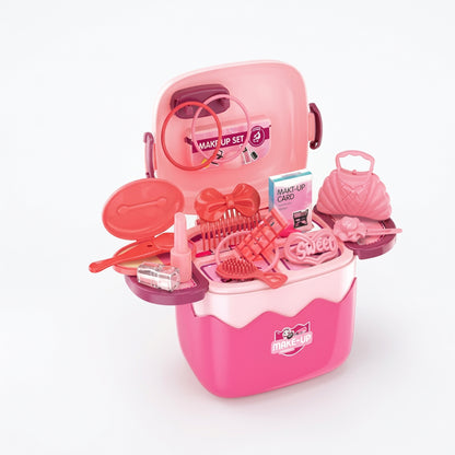 19 Piece 2-in-1 DIY Make-Up Play Set Pink