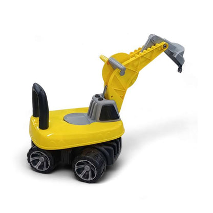 Large Excavator Ride On Yellow