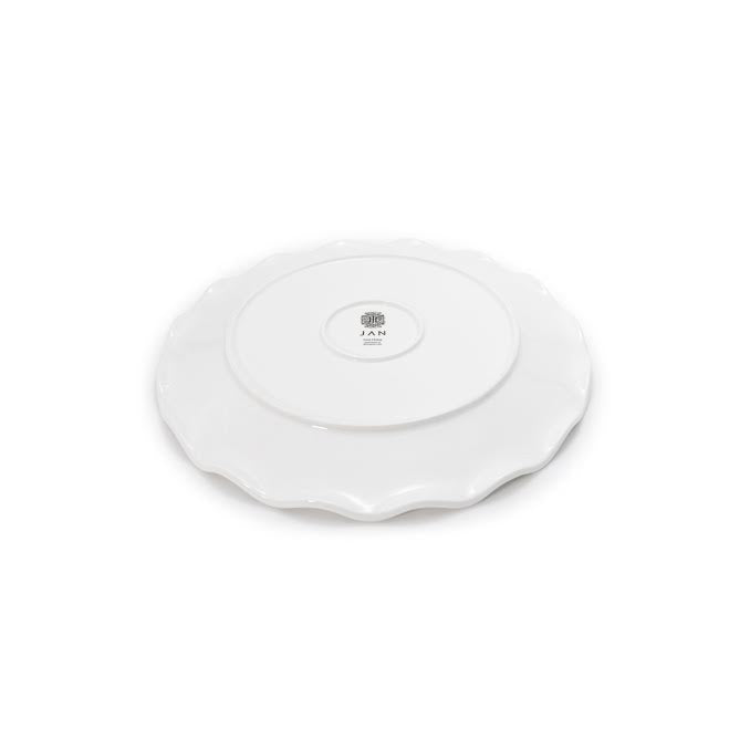 JAN Maison Blanche 4 Piece 27cm Dinner Plate Set White