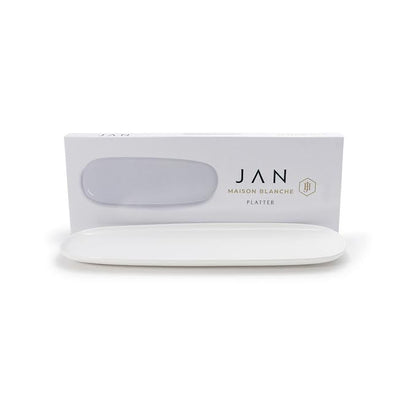 JAN Maison Blanche 35.8cm Rectangular Platter White