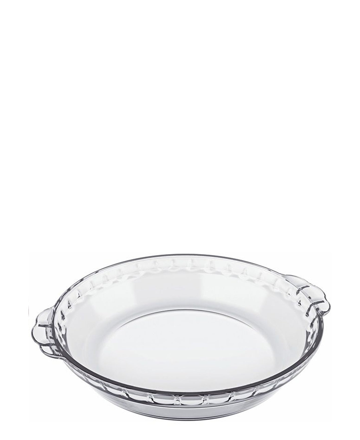 Marinex 1.3Lt Fluted Pie Dish - Clear