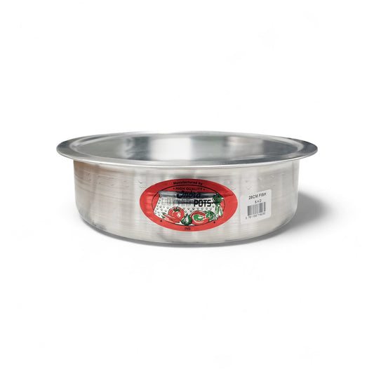 Kitchen Life 28cm Aluminium Fish Pot Silver