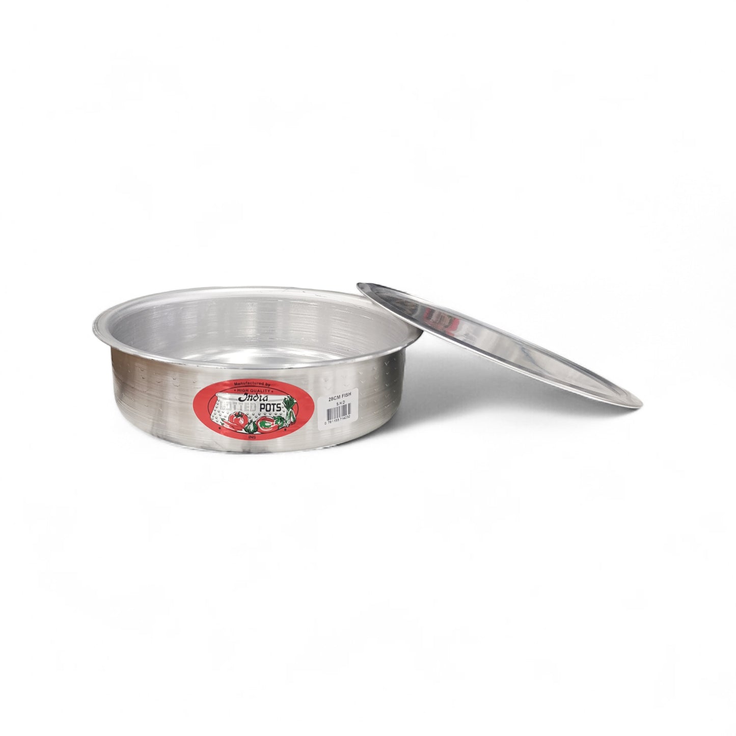 Kitchen Life 28cm Aluminium Fish Pot Silver