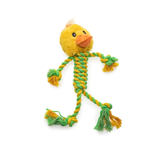 Nice Paws Pet Knottie Animal Toy Green & Yellow