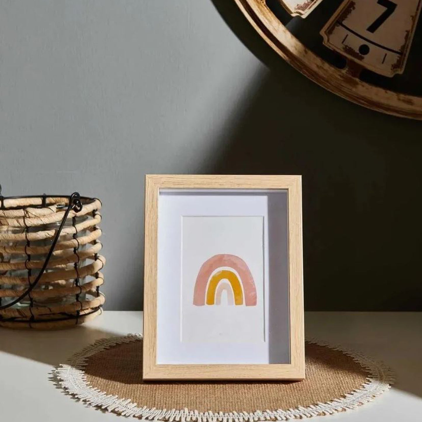 Urban Decor Picture Frame Brown & White