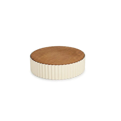 21cm Round Cake Stand Cream