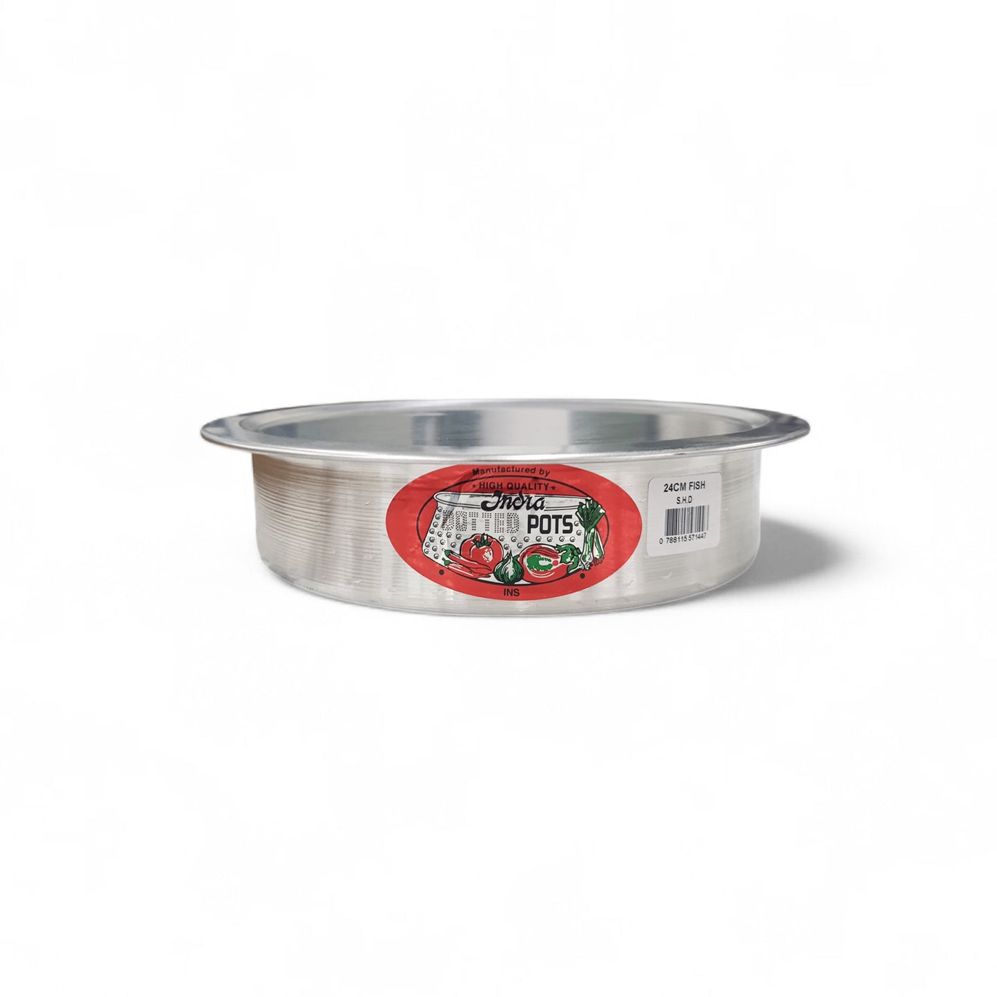 Kitchen Life 24cm Aluminium Fish Pot Silver